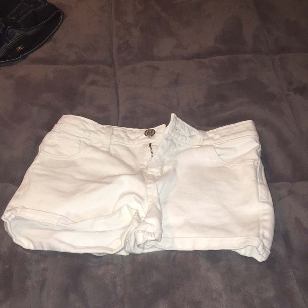 white shorts